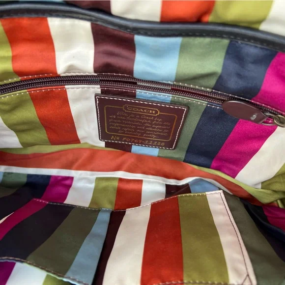 Vintage Coach Legacy 65th Anniversary Edition “Leigh”Black Vachetta Leather Bag - Picture 5 of 6